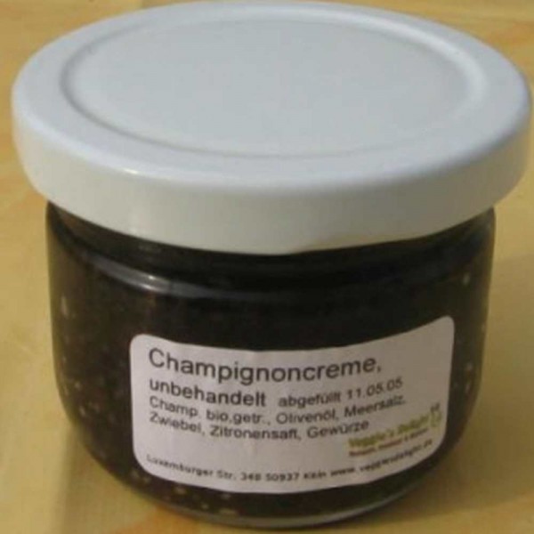 Champignon- Creme, 160ml, ohne Salz, Roh Bio